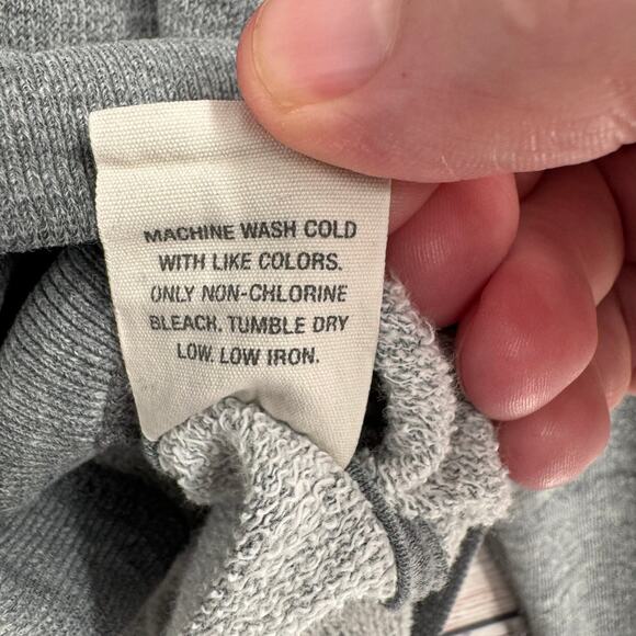 Ruehl No.925 Terry Cloth Full Zip Hoodie Sweatshirt Womens Small Gray - Picture 8 of 10